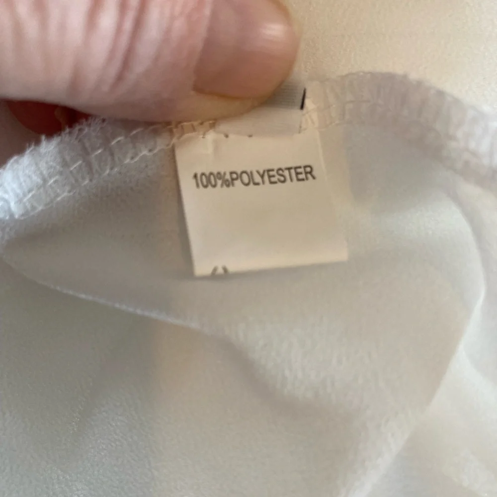 NEW large beautiful long white dress